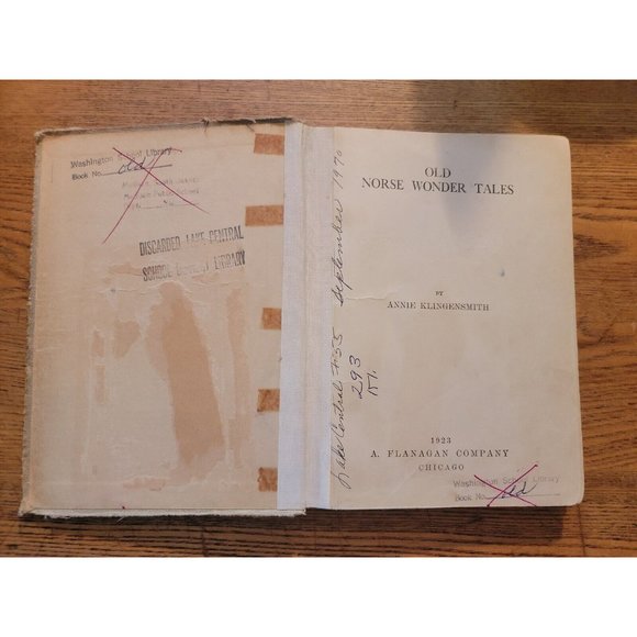 RARE Old Norse Wonder Tales By Annie Klingensmith First Edition Book - Picture 4 of 7